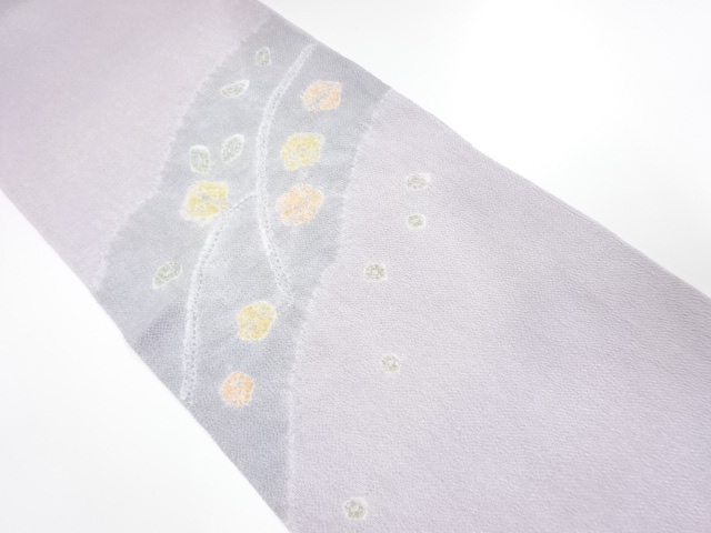 未使用品　正絹　縮緬地　絞り　帯揚げ